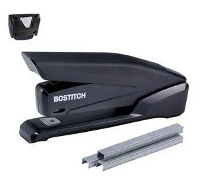 Office Executive 3 in 1 Stapler, Includes 210 Staples and Integrated Staple Remover, One Finger Stapling, No Effort, 20 Sheet Capacity, Spring Powered Stapler, Black (INP20-BLK) Office Executive 3 in 1 Stapler, Includes 210 Staples and Integrated Staple Remover, One Finger Stapling, No Effort, 20 Sheet Capacity, Spring Powered Stapler, Black (INP20-BLK)