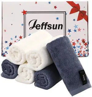 Wash Cloths 6 Pack, Super Soft and Gentle Face Towel on Sensitive Skin, Reusable Makeup Remover Eraser, 13x13 inch Large Washcloths for Face and Body, Easy to Clean Slate Blue Facial Cleaning Cloths Wash Cloths 6 Pack, Super Soft and Gentle Face Towel on Sensitive Skin, Reusable Makeup Remover Eraser, 13x13 inch Large Washcloths for Face and Body, Easy to Clean Slate Blue Facial Cleaning Cloths