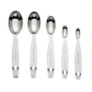 Odd-Size Measuring Spoon SS 5pc Set Odd-Size Measuring Spoon SS 5pc Set
