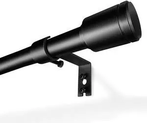 5/8 Diameter Curtain Rods 30-90 Inch, for 30-84 Inch Windows, Adjustable Splicing Black Curtain Rods for Windows with Brackets, Window Rod Long Small Curtains Rod 5/8 Diameter Curtain Rods 30-90 Inch, for 30-84 Inch Windows, Adjustable Splicing Black Curtain Rods for Windows with Brackets, Window Rod Long Small Curtains Rod
