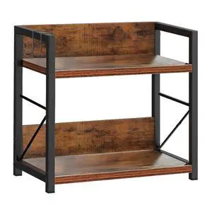 2 Tier Kitchen Counter Shelf Organizer, Coffee Bar Station Organizer, Space Saving Spice Rack, Countertop Shelf for Home Countertop Kitchen Office 2 Tier Kitchen Counter Shelf Organizer, Coffee Bar Station Organizer, Space Saving Spice Rack, Countertop Shelf for Home Countertop Kitchen Office