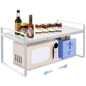 Expandable Cabinet Shelf Organizer Rack 9 inch, Pantry Organizer Lengthen from 14 to 25 Large Kitchen Cabinet Storage Shelf Rack Storage Organizer whiteSpice Rack Expandable Shelves, Expandable Cabinet Shelf Organizer Rack 9 inch, Pantry Organizer Lengthen from 14 to 25 Large Kitchen Cabinet Storage Shelf Rack Storage Organizer whiteSpice Rack Expandable Shelves,