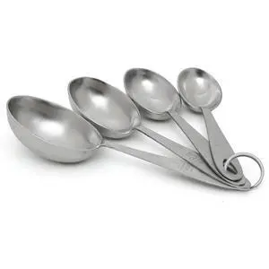 MPC4 4-Piece Stainless Steel Measuring Scoop Set,Silver, 9 inches long MPC4 4-Piece Stainless Steel Measuring Scoop Set,Silver, 9 inches long