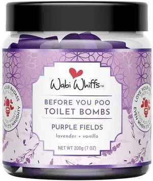 Fizzing Toilet Bombs Purple Fields | Natural Bathroom Deodorizer | Odor Eliminator Tablets For Freshness & Cleanliness | Eco-Friendly Septic Safe Tablets | 60 Count | Fizzing Toilet Bombs Purple Fields | Natural Bathroom Deodorizer | Odor Eliminator Tablets For Freshness & Cleanliness | Eco-Friendly Septic Safe Tablets | 60 Count |