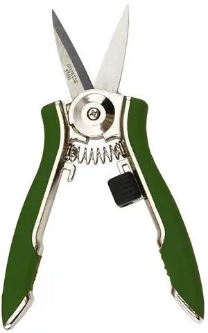 ColorPoint Stainless Steel Compact Garden Pruning Shears, Hand Pruner, Garden Clippers, with Heavy Duty Blade and Easy grip Handle, Green ColorPoint Stainless Steel Compact Garden Pruning Shears, Hand Pruner, Garden Clippers, with Heavy Duty Blade and Easy grip Handle, Green