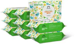 Mama Bear Baby Hand & Face Wipes, Unscented, Fragrance Free, Cleansing, Formulated without Parabens and Phthalates, 180 Count (9 Packs of 20) Mama Bear Baby Hand & Face Wipes, Unscented, Fragrance Free, Cleansing, Formulated without Parabens and Phthalates, 180 Count (9 Packs of 20)
