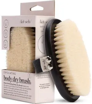 Dry Brushing Body Brush for Lymphatic Drainage- Soft Bristles Shower Brush - Dry Brush to Remove Dry Skin and Improves Blood Circulation, Body Scrubber for Glowing Skin, Sauna Accessories Dry Brushing Body Brush for Lymphatic Drainage- Soft Bristles Shower Brush - Dry Brush to Remove Dry Skin and Improves Blood Circulation, Body Scrubber for Glowing Skin, Sauna Accessories