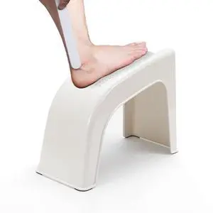 Shower Foot Rest for Shaving Legs, Non-Slip Pedicure Foot Rest, Shower Foots Step Stool for Shaving Legs, Plastic Sturdy Pedicure Stand -White Shower Foot Rest for Shaving Legs, Non-Slip Pedicure Foot Rest, Shower Foots Step Stool for Shaving Legs, Plastic Sturdy Pedicure Stand -White