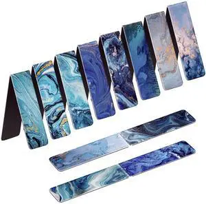 12 Pack Magnetic Bookmark, Book Marker Clip for Teachers, Students, Book Lovers, Printing on 2 Side 12 Pack Magnetic Bookmark, Book Marker Clip for Teachers, Students, Book Lovers, Printing on 2 Side