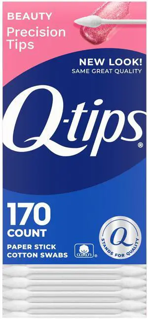 Cotton Swabs, Precision Tip, 170 Count Cotton Swabs, Precision Tip, 170 Count