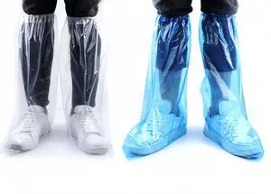 12 Pack Shoe Covers Disposable Non Slip,Long Plastic Waterproof Shoes and Boots for Rain Covers Thicken Shoe Protector for Men and Women(6 Pairs, Independent Packaging) 12 Pack Shoe Covers Disposable Non Slip,Long Plastic Waterproof Shoes and Boots for Rain Covers Thicken Shoe Protector for Men and Women(6 Pairs, Independent Packaging)