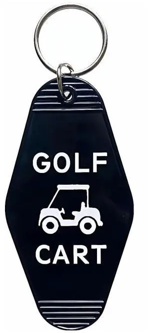 Golf Cart Keychain Plastic Retro Motel Golf Cart Key Chain for Women Men Golf Cart Keychain Plastic Retro Motel Golf Cart Key Chain for Women Men
