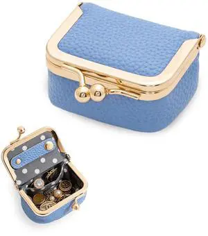 Genuine Leather Mini Jewelry Box Portable Vintage-Inspired Leather Small Coin Purse Jewelry Organizer Case Mini Travel Ring Box with Kiss Lock for Women Earring Ring Necklace Genuine Leather Mini Jewelry Box Portable Vintage-Inspired Leather Small Coin Purse Jewelry Organizer Case Mini Travel Ring Box with Kiss Lock for Women Earring Ring Necklace