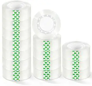 15 Rolls Transparent Tape Refills, Clear Tape, Gift Wrap Tape 3/4 Inch x 1000 Inch, Clear Tape Refill Rolls for Gift Wrapping, Home, School Office Supplies 15 Rolls Transparent Tape Refills, Clear Tape, Gift Wrap Tape 3/4 Inch x 1000 Inch, Clear Tape Refill Rolls for Gift Wrapping, Home, School Office Supplies