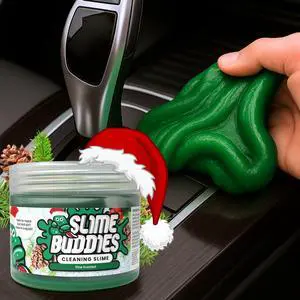 Car Cleaning Gel Putty - Pine Scented Interior Detailing Tool for Cup Holders, Air Vents & Keyboard - Reusable Auto Detailing Accessories - Dust Remover Goop Car Cleaning Gel Putty - Pine Scented Interior Detailing Tool for Cup Holders, Air Vents & Keyboard - Reusable Auto Detailing Accessories - Dust Remover Goop