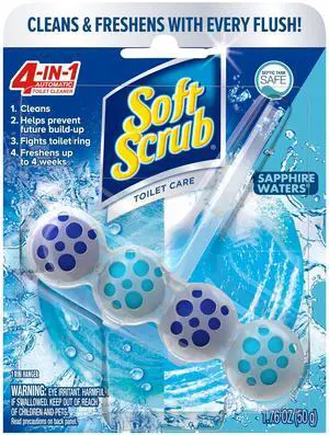 4-in-1 Toilet Care, Sapphire Waters, 50 Gram 4-in-1 Toilet Care, Sapphire Waters, 50 Gram