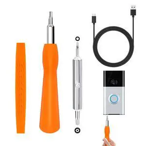 Ring Doorbell Screwdriver for ALL Models Ring Video Doorbell 4-in-1 Doorbell Maintenance Kit-Orange Ring Doorbell Screwdriver for ALL Models Ring Video Doorbell 4-in-1 Doorbell Maintenance Kit-Orange