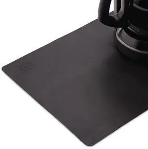 Coffee Mat, Silicone Bar Mat for Coffee Maker and Espresso Machine, 12 Inches x 18 Inches, Silicone Black, 1 Pack Coffee Mat, Silicone Bar Mat for Coffee Maker and Espresso Machine, 12 Inches x 18 Inches, Silicone Black, 1 Pack