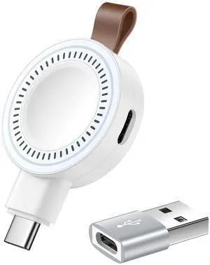 Apple Watch Car Charger 2-in-1 USB-A & USB-C Magnetic iWatch Fast Charger Apple Watch Car Charger 2-in-1 USB-A & USB-C Magnetic iWatch Fast Charger