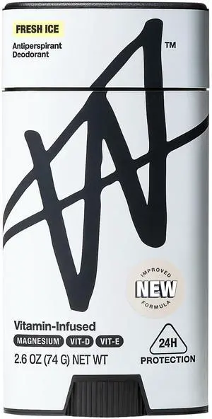 By Jake Paul Men's Antiperspirant, 24 Hour Sweat Protection & Odor Blocking, Vitamin-Infused New Formula, Deodorant for Men, Fresh Ice Scent, 2.6 oz By Jake Paul Men's Antiperspirant, 24 Hour Sweat Protection & Odor Blocking, Vitamin-Infused New Formula, Deodorant for Men, Fresh Ice Scent, 2.6 oz