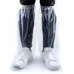 16 PCS Shoe Covers Disposable Non Slip,Thickened Waterproof Shoes Covers,19 inch Tall,Long Plastic Waterproof Shoes and Boots for Rain Covers Thicken Shoe Protector for Men and Women (8 Pairs,Clear) 16 PCS Shoe Covers Disposable Non Slip,Thickened Waterproof Shoes Covers,19 inch Tall,Long Plastic Waterproof Shoes and Boots for Rain Covers Thicken Shoe Protector for Men and Women (8 Pairs,Clear)