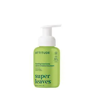 ATTITUDE Foaming Hand Soap, EWG Verified, Plant and Mineral-Based Ingredients, Vegan and Cruelty-free Personal Care Products, Pear & Amber Scent, 10 Fl Oz ATTITUDE Foaming Hand Soap, EWG Verified, Plant and Mineral-Based Ingredients, Vegan and Cruelty-free Personal Care Products, Pear & Amber Scent, 10 Fl Oz