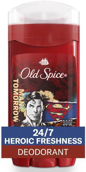 Aluminum Free Deodorant for Men, 24/7 Freshness & Lasting Scent, 24/7 Long Lasting Sweat & Odor Protection, Smell Like a Hero, Superman, Bright Citrus and Cosmos Scent, 3 oz Aluminum Free Deodorant for Men, 24/7 Freshness & Lasting Scent, 24/7 Long Lasting Sweat & Odor Protection, Smell Like a Hero, Superman, Bright Citrus and Cosmos Scent, 3 oz