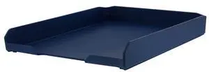 Office Konnect Letter Tray, Fits 9.75" x 12" Sized Documents, Blue Office Konnect Letter Tray, Fits 9.75" x 12" Sized Documents, Blue