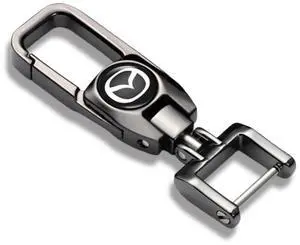Metal Car Key Ring,for Mazda CX-3 CX-5 RX-7/RX-8 MX-5 Series Keychain Replacement Parts,Car Key Chain Key Chain for Men and Women Silver Metal Car Key Ring,for Mazda CX-3 CX-5 RX-7/RX-8 MX-5 Series Keychain Replacement Parts,Car Key Chain Key Chain for Men and Women Silver