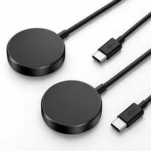 2 Pack Compatible with Samsung Watch Charger,3.3FT USB-C Magnetic Charging Cable for Galaxy Watch 8/8 Classic/Ultra/7/6/6 Classic/5/5 Pro/4/4 Classic/3/Active 2/Active/FE Replacement Charging Dock 2 Pack Compatible with Samsung Watch Charger,3.3FT USB-C Magnetic Charging Cable for Galaxy Watch 8/8 Classic/Ultra/7/6/6 Classic/5/5 Pro/4/4 Classic/3/Active 2/Active/FE Replacement Charging Dock
