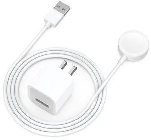 Watch Charger for Apple Watch Charger,Long 6.6FT iWatch Portable Wireless Fast Charging Cable Cord with USB Wall Charge Plug Adapter Block Compatible with Apple Watch Series 10/9/8/7/SE/6/5/4/3/2 Watch Charger for Apple Watch Charger,Long 6.6FT iWatch Portable Wireless Fast Charging Cable Cord with USB Wall Charge Plug Adapter Block Compatible with Apple Watch Series 10/9/8/7/SE/6/5/4/3/2