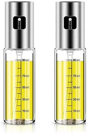 2 Pack Oil Sprayer for Cooking,100ml Olive Oil Spritzer,Olive Oil Spray Bottle Olive Oil Sprayer Mister for Air Fryer Salad,BBQ,Roasting 2 Pack Oil Sprayer for Cooking,100ml Olive Oil Spritzer,Olive Oil Spray Bottle Olive Oil Sprayer Mister for Air Fryer Salad,BBQ,Roasting