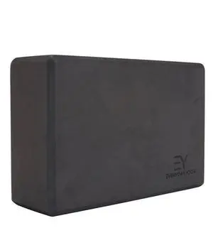 Foam Yoga Block 3 Inch - High-Density EVA Support Block for Stability, Balance & Flexibility, Lightweight, Durable & Comfortable - Black Foam Yoga Block 3 Inch - High-Density EVA Support Block for Stability, Balance & Flexibility, Lightweight, Durable & Comfortable - Black