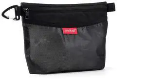 Water-Resistant Material Zipper Pouch, Mesh Zipper Bags for Storage, Travel, Office (Black, Small) Water-Resistant Material Zipper Pouch, Mesh Zipper Bags for Storage, Travel, Office (Black, Small)