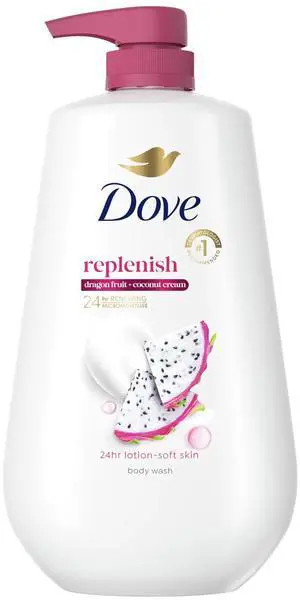 24hr Lotion Body Wash Replenish Dragon Fruit & Coconut Cream, 30.6 oz | Moisturizing body wash with MicroMoisture for dry skin 24hr Lotion Body Wash Replenish Dragon Fruit & Coconut Cream, 30.6 oz | Moisturizing body wash with MicroMoisture for dry skin