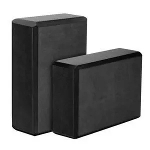 Thin Yoga Blocks 2 pack, 9" x 6" x 3" High Density EVA Foam Yoga Block Exercise Bricks, Eco Friendly & Lightweight, Increase Flexibility & Balance, Great For Stretching & Holding Poses - Black Thin Yoga Blocks 2 pack, 9" x 6" x 3" High Density EVA Foam Yoga Block Exercise Bricks, Eco Friendly & Lightweight, Increase Flexibility & Balance, Great For Stretching & Holding Poses - Black