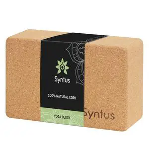 Yoga Block, Natural Cork 9×6×4 inches Yoga Accessories for Yoga, General Fitness, Pilates and Stretching Yoga Block, Natural Cork 9×6×4 inches Yoga Accessories for Yoga, General Fitness, Pilates and Stretching