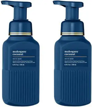 Gentle & Clean Foaming Hand Soap, Mahogany Coconut Scent, Non-Drying, Made Without Sulfates & Parabens, Foaming Hand Wash for Kitchen & Bathroom, 8.75 fl oz - 2 Pack Gentle & Clean Foaming Hand Soap, Mahogany Coconut Scent, Non-Drying, Made Without Sulfates & Parabens, Foaming Hand Wash for Kitchen & Bathroom, 8.75 fl oz - 2 Pack