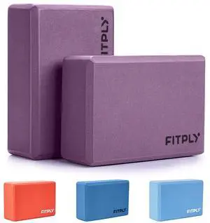 Yoga Blocks 2 Pack - Non-Slip Yoga Brick & Foam Blocks Yoga Set, High-Density Pilates Block for Stretching, Meditation, and Exercise Blocks Foam, Ideal for Deep Poses Yoga Blocks 2 Pack - Non-Slip Yoga Brick & Foam Blocks Yoga Set, High-Density Pilates Block for Stretching, Meditation, and Exercise Blocks Foam, Ideal for Deep Poses