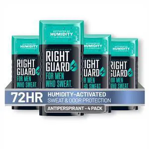 Humidity Breaker Antiperspirant & Deodorant for Men, Cold Front Scent, 2.5oz (4 Pack) Invisible Solid, 72 Hour Sweat and Odor Control, Humidity Activated Humidity Breaker Antiperspirant & Deodorant for Men, Cold Front Scent, 2.5oz (4 Pack) Invisible Solid, 72 Hour Sweat and Odor Control, Humidity Activated