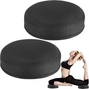 Yoga Knee Pad Cushion, 1.57 Inch Thick, 2 Black Yoga Knee Pad Cushion, 1.57 Inch Thick, 2 Black