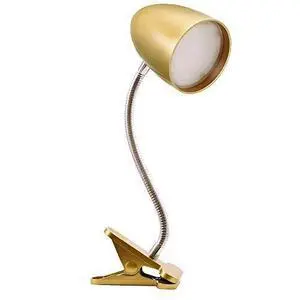 Clip on Light for Bed, Non-Dimmable Clip on Reading Light for Bed, 4000K Cool White, 3.5W 240 LM Desk lamp with clamp, Eye Protection, ETL Listed, Gold Clip on Light for Bed, Non-Dimmable Clip on Reading Light for Bed, 4000K Cool White, 3.5W 240 LM Desk lamp with clamp, Eye Protection, ETL Listed, Gold