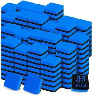 96 Pack Dry Erase Erasers, Mini Magnetic Dry Erase Eraser Bulk, Square Blue White Board Dry Erasers, Ideal Chalkboard Cleansers, Perfect for Kids Classroom, Home and Office (1.97 x 1.97 Inch) 96 Pack Dry Erase Erasers, Mini Magnetic Dry Erase Eraser Bulk, Square Blue White Board Dry Erasers, Ideal Chalkboard Cleansers, Perfect for Kids Classroom, Home and Office (1.97 x 1.97 Inch)