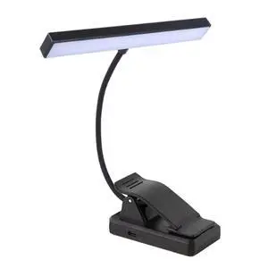 Light - 18 LED Clip-On Piano Lamp, 4 Color & 12 Brightness Levels, 360° Gooseneck, USB-C Rechargeable, Eye-Caring for Book Reading, Desk, Podium, Easel Matte Black, Portable Light - 18 LED Clip-On Piano Lamp, 4 Color & 12 Brightness Levels, 360° Gooseneck, USB-C Rechargeable, Eye-Caring for Book Reading, Desk, Podium, Easel Matte Black, Portable