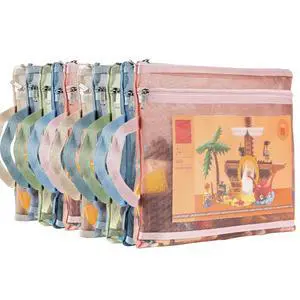 10 Pack Colored Mesh Zipper Pouch Bags, Double-Layer Nylon Puzzle Building Block Sets Toy Storage & Organization, Breathable See Through A4 Zipper Pouch with Handle for School Games 10 Pack Colored Mesh Zipper Pouch Bags, Double-Layer Nylon Puzzle Building Block Sets Toy Storage & Organization, Breathable See Through A4 Zipper Pouch with Handle for School Games