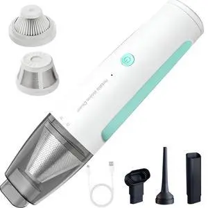 Car Vacuum, Handheld Vacuum Cordless 20000Pa Suction with 2 Suction Modes, 2-in-1 Portable Mini Car Vacuum Cleaner Cordless Vacuum Rechargeable Type-C Charge for Car, Desk, KeyboardsGreen Car Vacuum, Handheld Vacuum Cordless 20000Pa Suction with 2 Suction Modes, 2-in-1 Portable Mini Car Vacuum Cleaner Cordless Vacuum Rechargeable Type-C Charge for Car, Desk, KeyboardsGreen