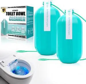 Automatic toilet bowl cleaner, odor removal Stain removal Makes toilet bowls look new with a light, fresh scent Automatic toilet bowl cleaner, odor removal Stain removal Makes toilet bowls look new with a light, fresh scent