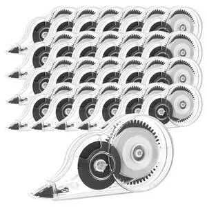 Auroray 36 Count Correction Tape with Protective Cap, 1/5 X 472 Inch Correction Tape Roller Easy to Use Applicator for Instant Corrections School Office Supplies Auroray 36 Count Correction Tape with Protective Cap, 1/5 X 472 Inch Correction Tape Roller Easy to Use Applicator for Instant Corrections School Office Supplies