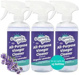 Lavender distilled white vinegar for cleaning purpose Spray | Cleaning Vinegar For home | Living Room, Bathroom, & Kitchen | Plant-Derived All Purpose Cleaner Spray | 3 Pack Lavender distilled white vinegar for cleaning purpose Spray | Cleaning Vinegar For home | Living Room, Bathroom, & Kitchen | Plant-Derived All Purpose Cleaner Spray | 3 Pack