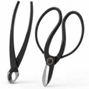 2 Pack Garden Scissors, Stainless Steel Bonsai Pruning Shears with Comfy Grip Handle, Multipurpose Trimming Shears for Bonsai, Herbs, Flowers, Home, Office (Floral Scissors Set) 2 Pack Garden Scissors, Stainless Steel Bonsai Pruning Shears with Comfy Grip Handle, Multipurpose Trimming Shears for Bonsai, Herbs, Flowers, Home, Office (Floral Scissors Set)
